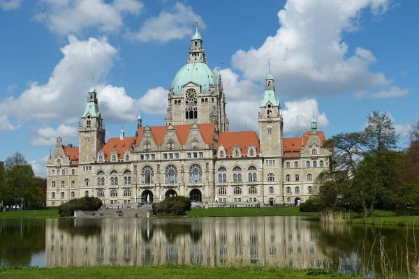 Ein Schloss in Hannover, Niedersachsen. Detektei