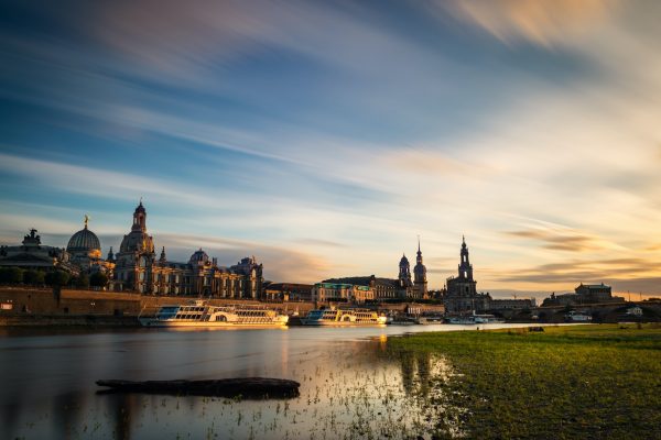 Historische Gebäude in Dresden, Sachsen-Anhalt. Detektei